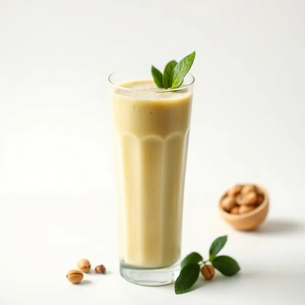 Smoothie Energizante de Gengibre e Leite de Pistache