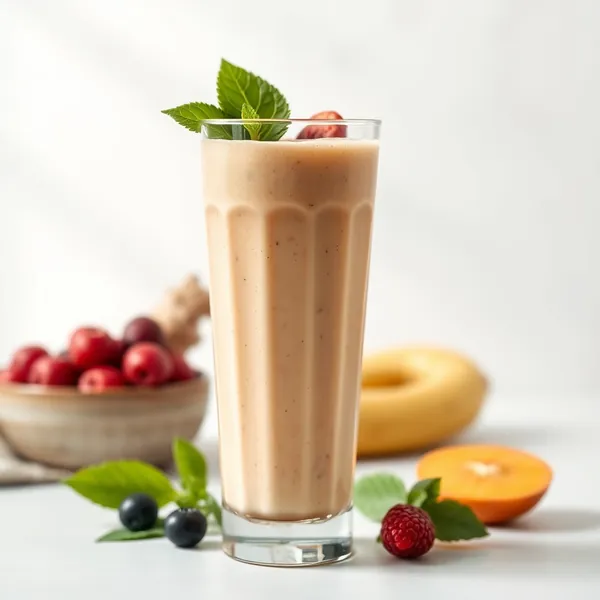 Batido Energizante de Proteína de Gengibre