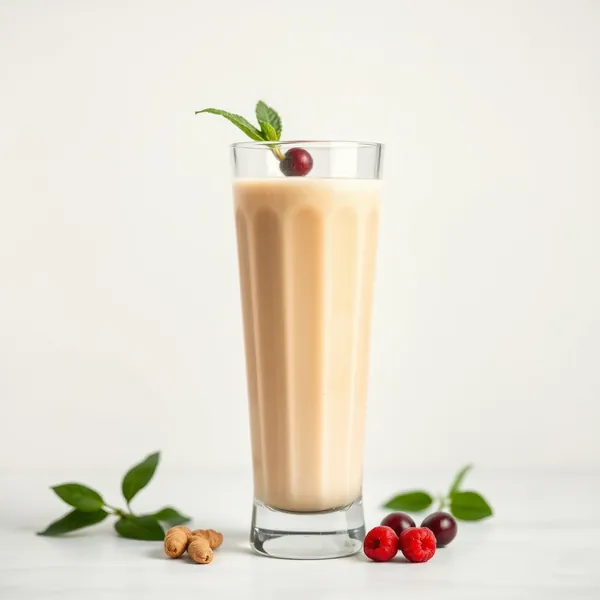 Energisierender Ingwer-Dinkelmilch-Smoothie