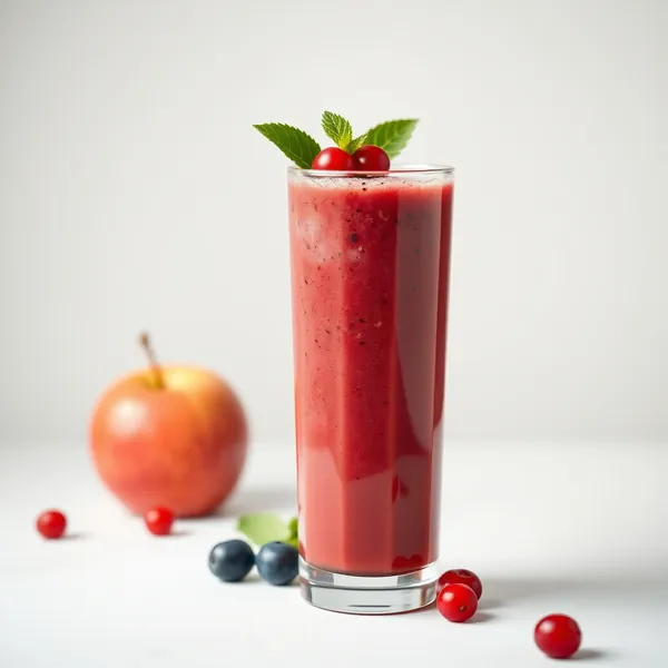 Smoothie Energisant de Jus de Pomme et Goji