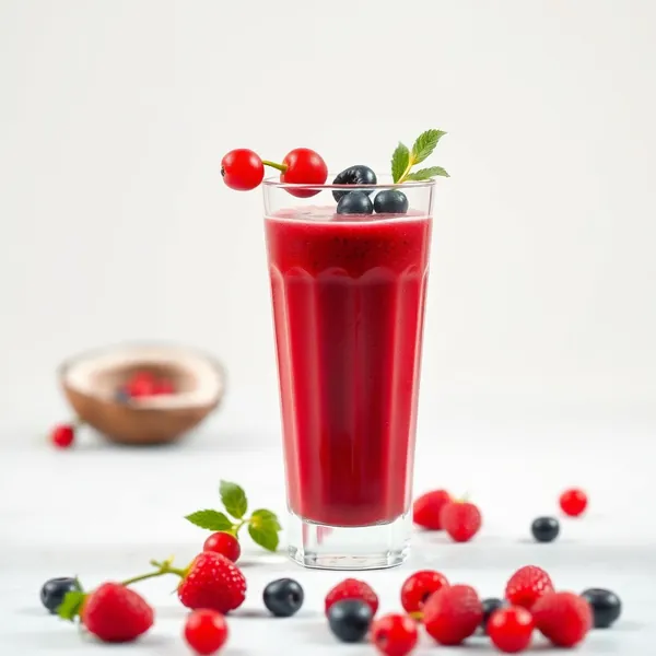 Smoothie Energizante de Goji e Água de Coco