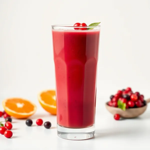 Smoothie Énergisant de Jus d'Orange et Baie Goji