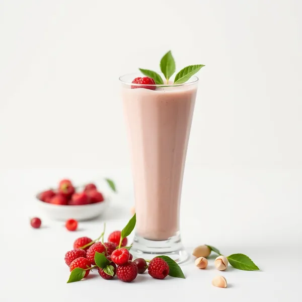 Batido Energizante de Leche de Pistacho y Baya de Goji