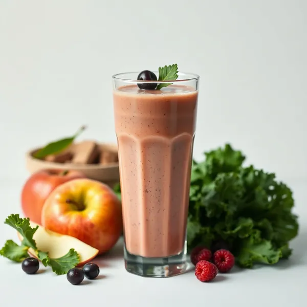 Smoothie Energizante de Couve e Maçã