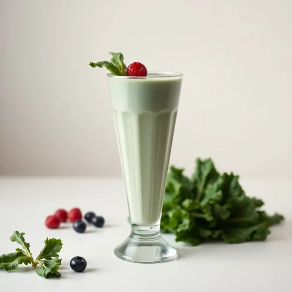 Smoothie Énergisant au Kale et au Yogourt Grec