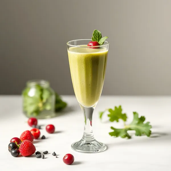 Smoothie Énergisant au Kale et Matcha