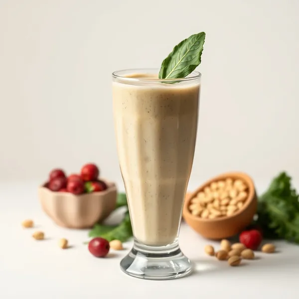 Smoothie Energizzante al Kale e Latte di Pistacchio