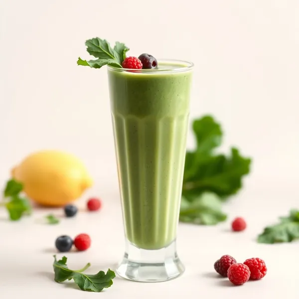 Smoothie Energetico di Cavolo e Latte di Farro