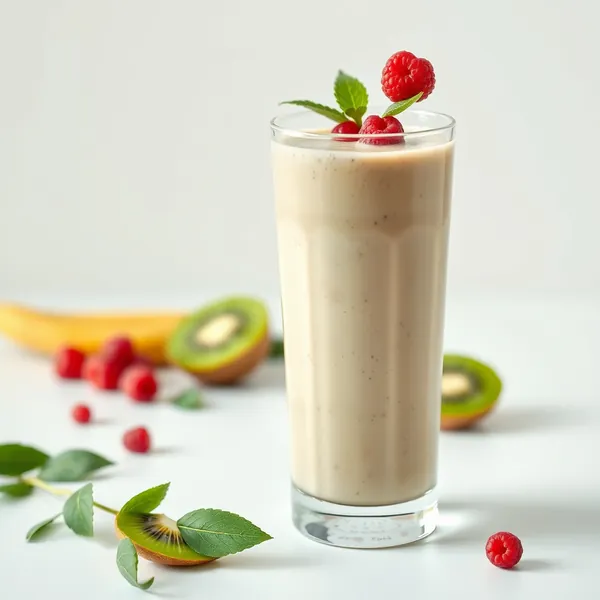 Smoothie Energizante de Kiwi e Leite de Cânhamo