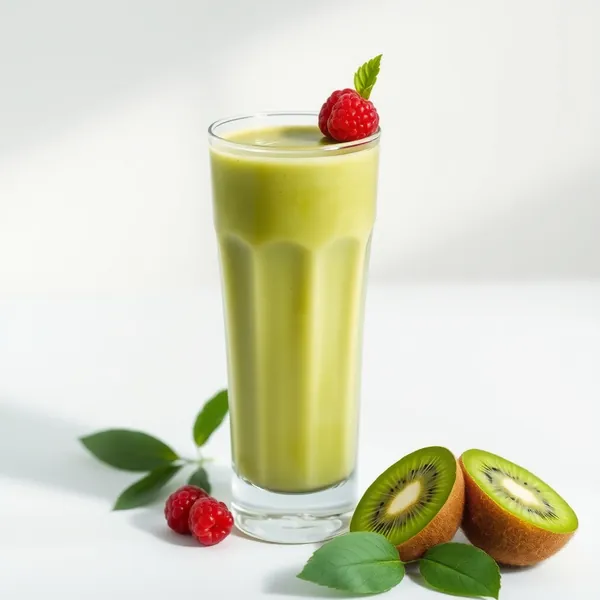 Smoothie Energizante de Kiwi e Matcha