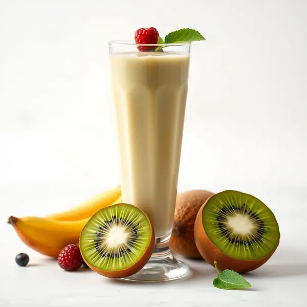 Batido Energizante de Kiwi com Proteínas
