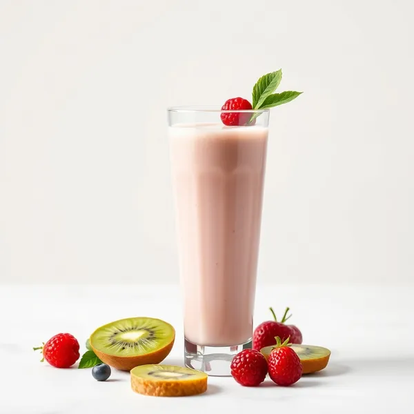 Batido Energizante de Kiwi e Leite de Soja