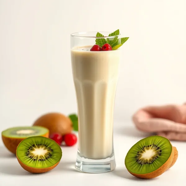 Batido Energizante de Kiwi y Leche de Espelta