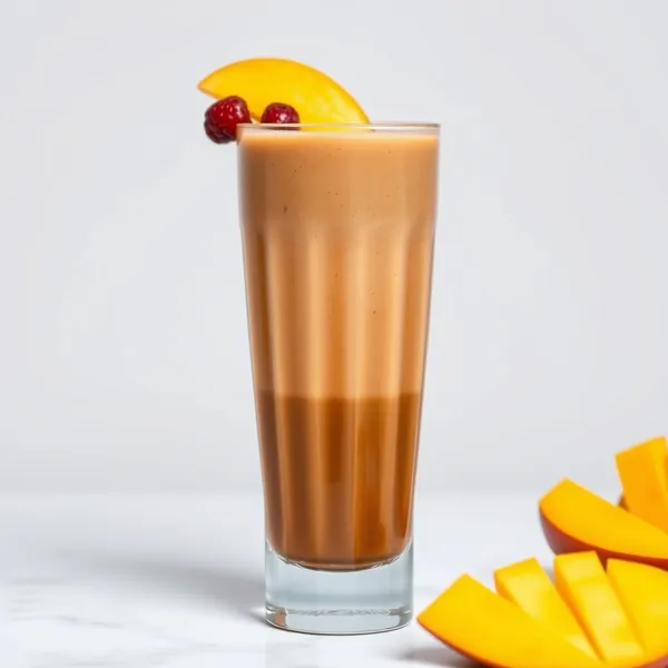 Smoothie Energizante de Manga com Café Frio