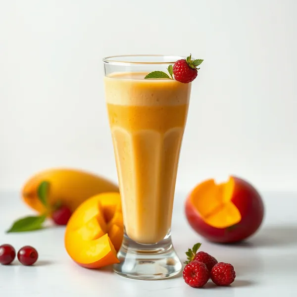 Smoothie Energizante de Manga e Iogurte Grego