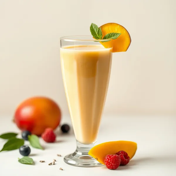 Smoothie Energizante de Manga e Leite de Cânhamo