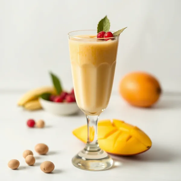 Energy Boosting Mango Macadamia Milk Smoothie