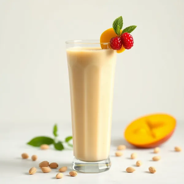 Smoothie Énergisant à la Mangue et Pistache