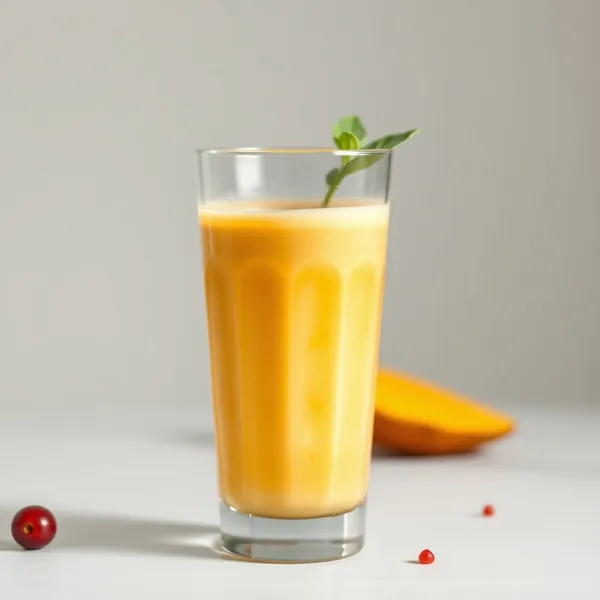 Batido Energizante de Mango y Leche de Arroz