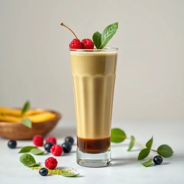 Smoothie Frio de Café com Matcha Energizante