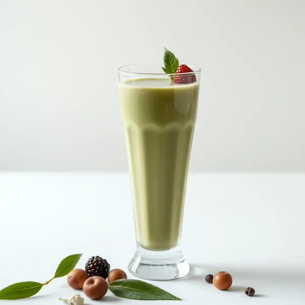 Energy Boosting Matcha Hazelnut Milk Smoothie