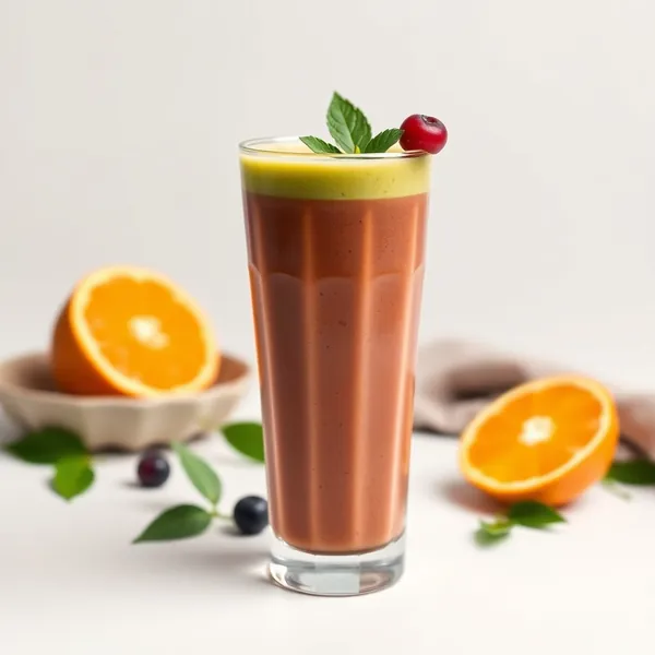 Energy Boosting Matcha Orange Juice Smoothie