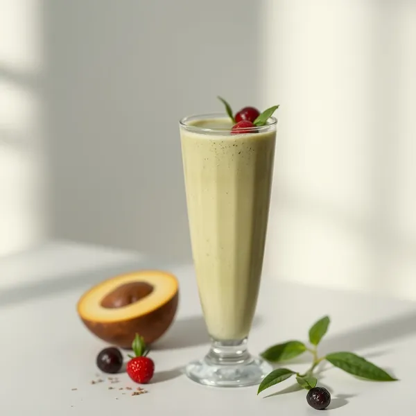 Batido Energizante de Matcha e Leite de Arroz