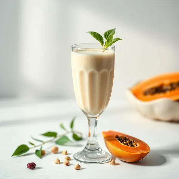 Smoothie Énergisant à la Papaye et Pistache