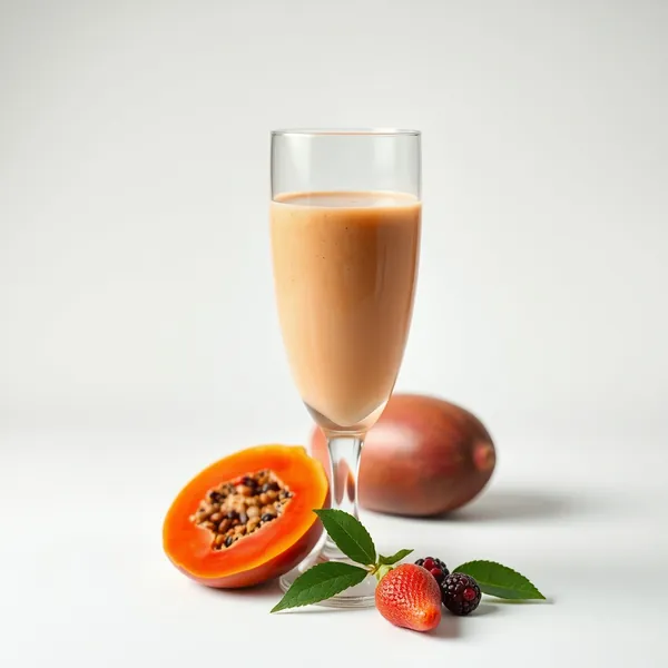 Batido Energizante de Papaya com Proteína