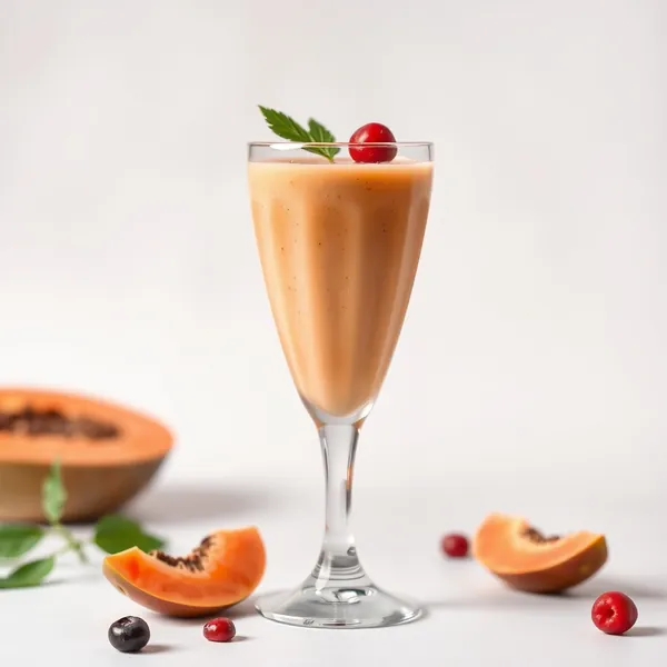Smoothie Énergisant à la Papaye et au Riz