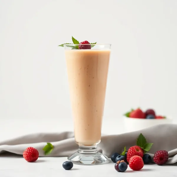 Smoothie Énergisant au Beurre de Cacahuète et au Yogourt Grec