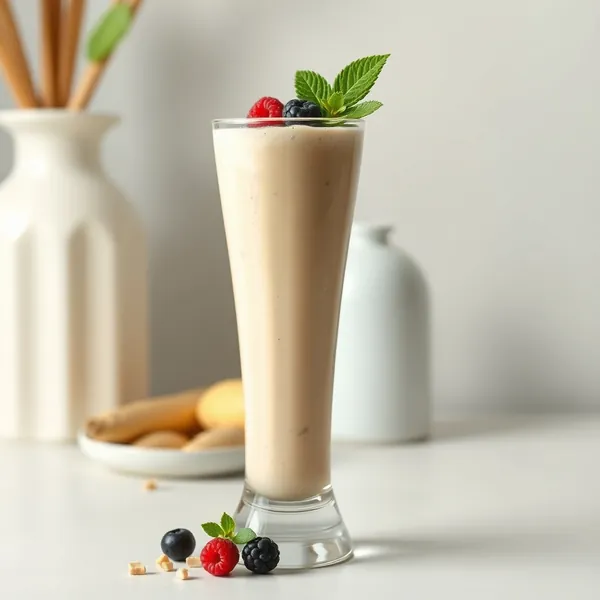 Energy Boosting Peanut Butter Hemp Milk Smoothie