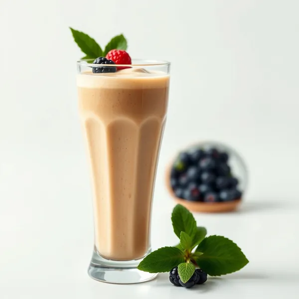 Smoothie Energizzante al Burro di Arachidi e Latte di Soia