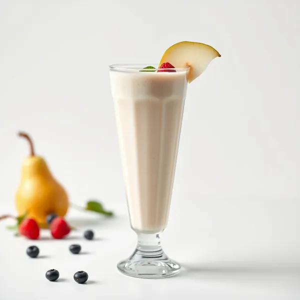 Energy-Boosting Pear Greek Yogurt Smoothie