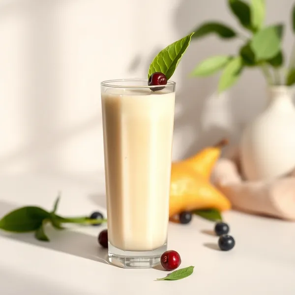 Smoothie Energizante de Pera e Ervilha