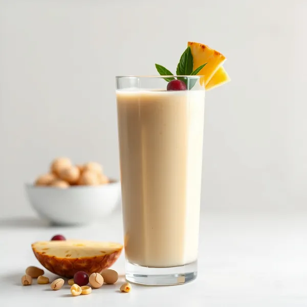 Smoothie Énergisant à l'Ananas et Pistache