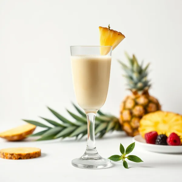Batido Energizante de Proteína de Abacaxi