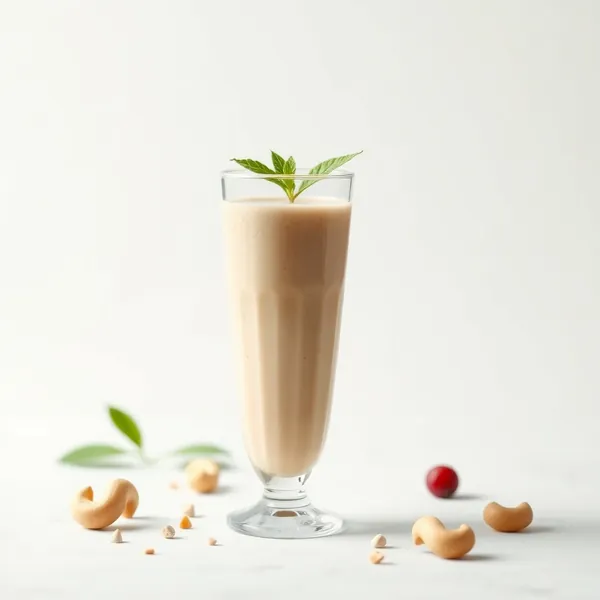 Energie-Booster Smoothie mit Cashew-Milch und Protein