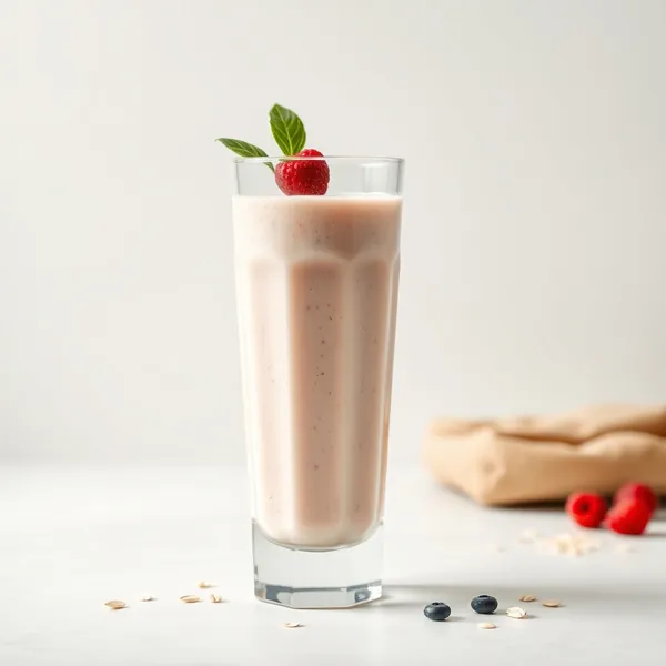 Smoothie Energizzante di Latte d'Avena con Proteine