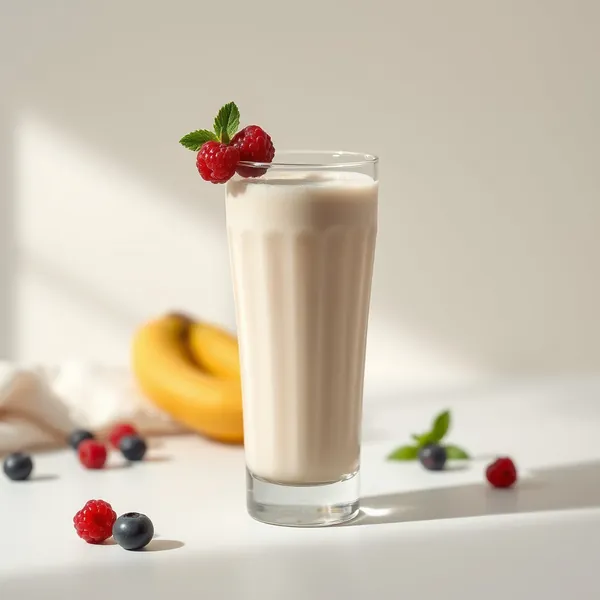 Energy Boosting Protein Powder Rice Milk Smoothie