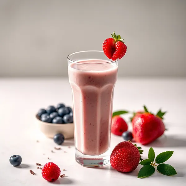 Smoothie Énergisant au Lait de Soja avec Protéine