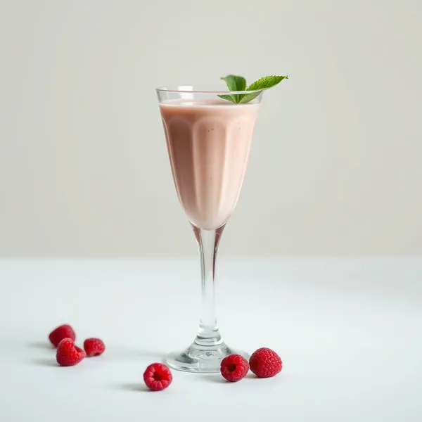 Smoothie Energizzante ai Lamponi e Latte di Cannabis