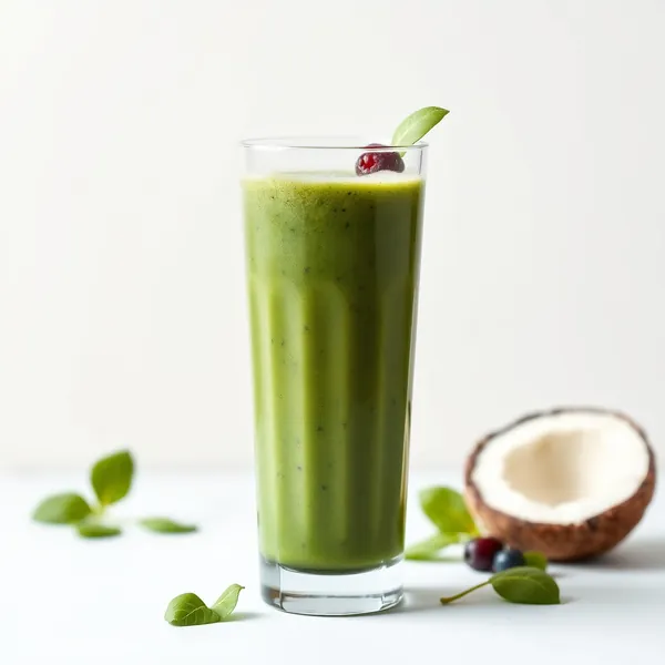 Energy Boosting Spinach Coconut Water Smoothie