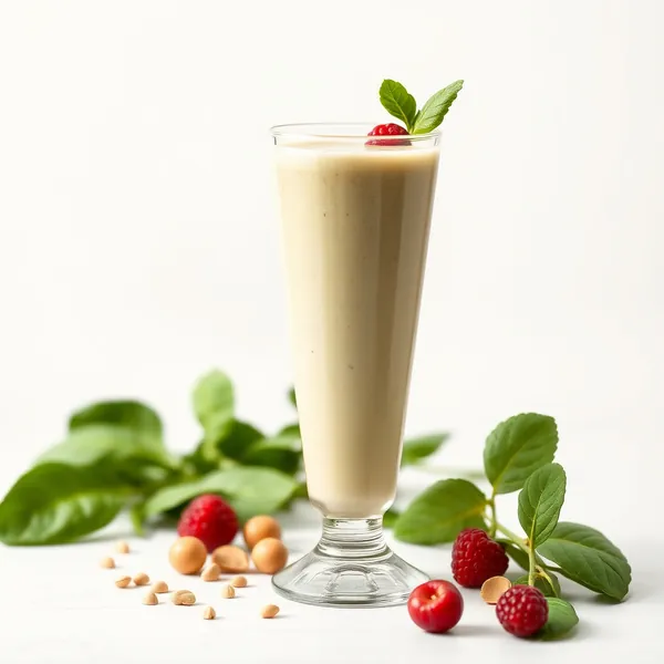 Batido Energizante de Espinacas y Avellanas