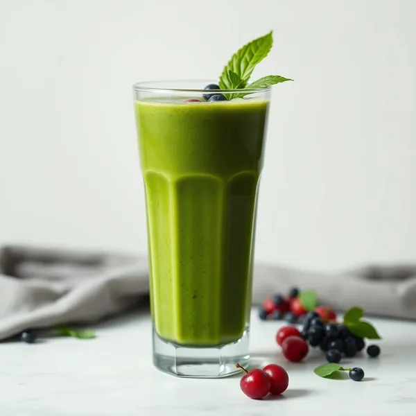 Smoothie Énergisant de Spiruline et Thé Matcha