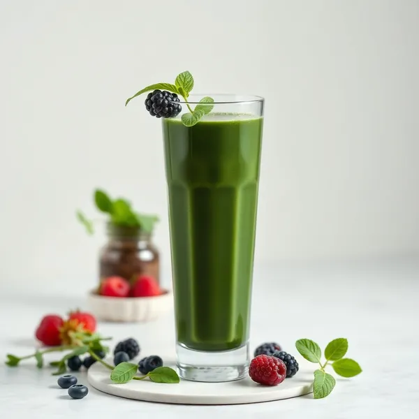 Energisierender Spirulina-Protein-Smoothie