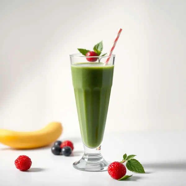 Smoothie Energizzante di Spirulina e Latte di Riso