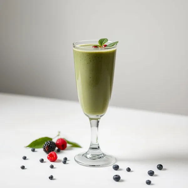 Smoothie Energizante de Spirulina e Leite de Espelta