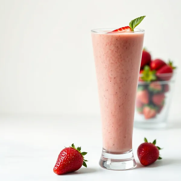Smoothie Energizzante alla Fragola e Yogurt Greco