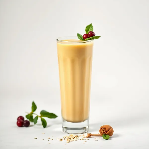 Energy-Boosting Turmeric Oat Milk Smoothie